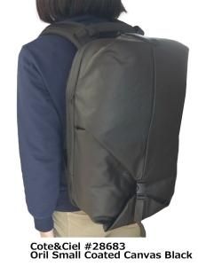ȥ(Cote&Ciel)ORIL SMALLåå ֥å/ƥåɥХ/PCХåѥå/Oril Small Coated Canvas Black/28683<img class='new_mark_img2' src='https://img.shop-pro.jp/img/new/icons16.gif' style='border:none;display:inline;margin:0px;padding:0px;width:auto;' />