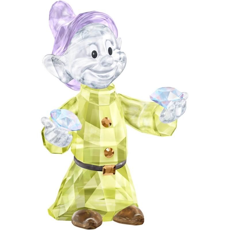 スワロフスキー Swarovski ドーピー 白雪姫 七人の小人 クリスタルオブジェ ディズニーコラボ Disney Snow White Dopey 置物