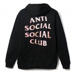 アンチソーシャルソーシャルクラブ(ANTI SOCIAL SOCIAL CLUB)スウェットパーカー/フーディー/メタリックブラック ASSC Stressed Hoodie