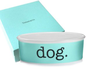 TIFFANY & CO（ティファニー）ドッグボウル/犬の食器 皿/紙袋付き