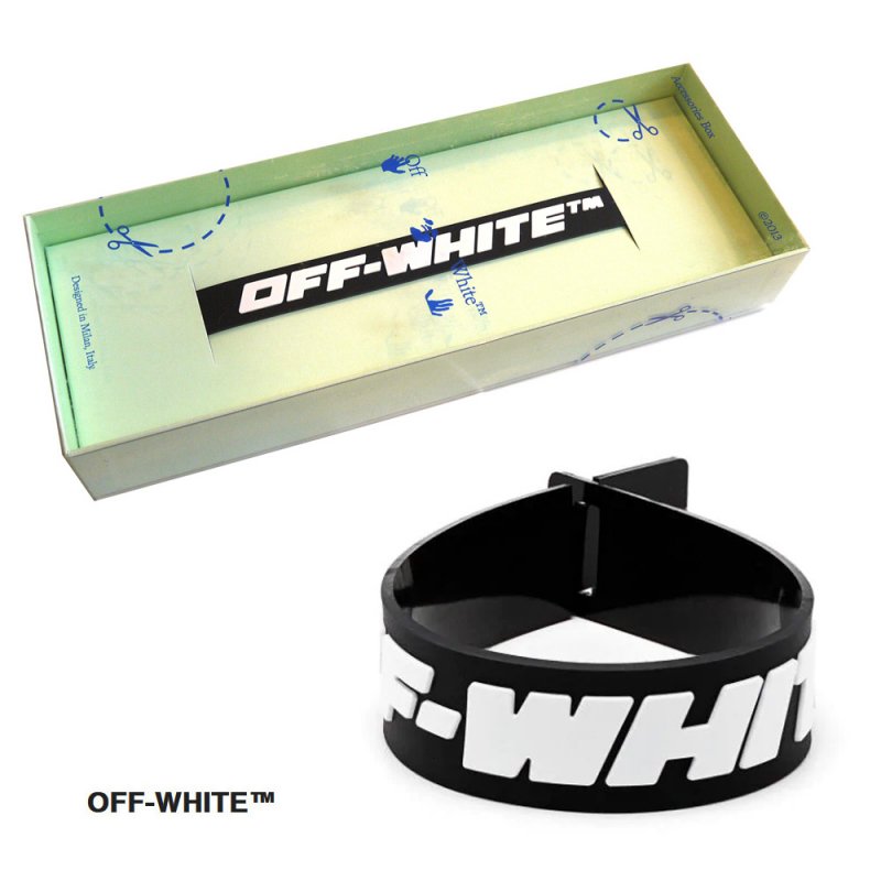 OFF-WHITE(オフホワイト)ラバーブレスレット ロゴ入りアクセサリー