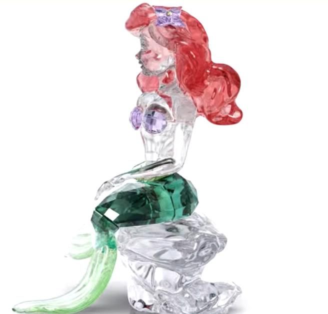 21年度限定生産品 スワロフスキー Swarovski リトルマーメイド アリエル クリスタルオブジェ ディズニーコラボ The Little Mermaid Ariel Annual Edition 21 スワロフスキー社製置物