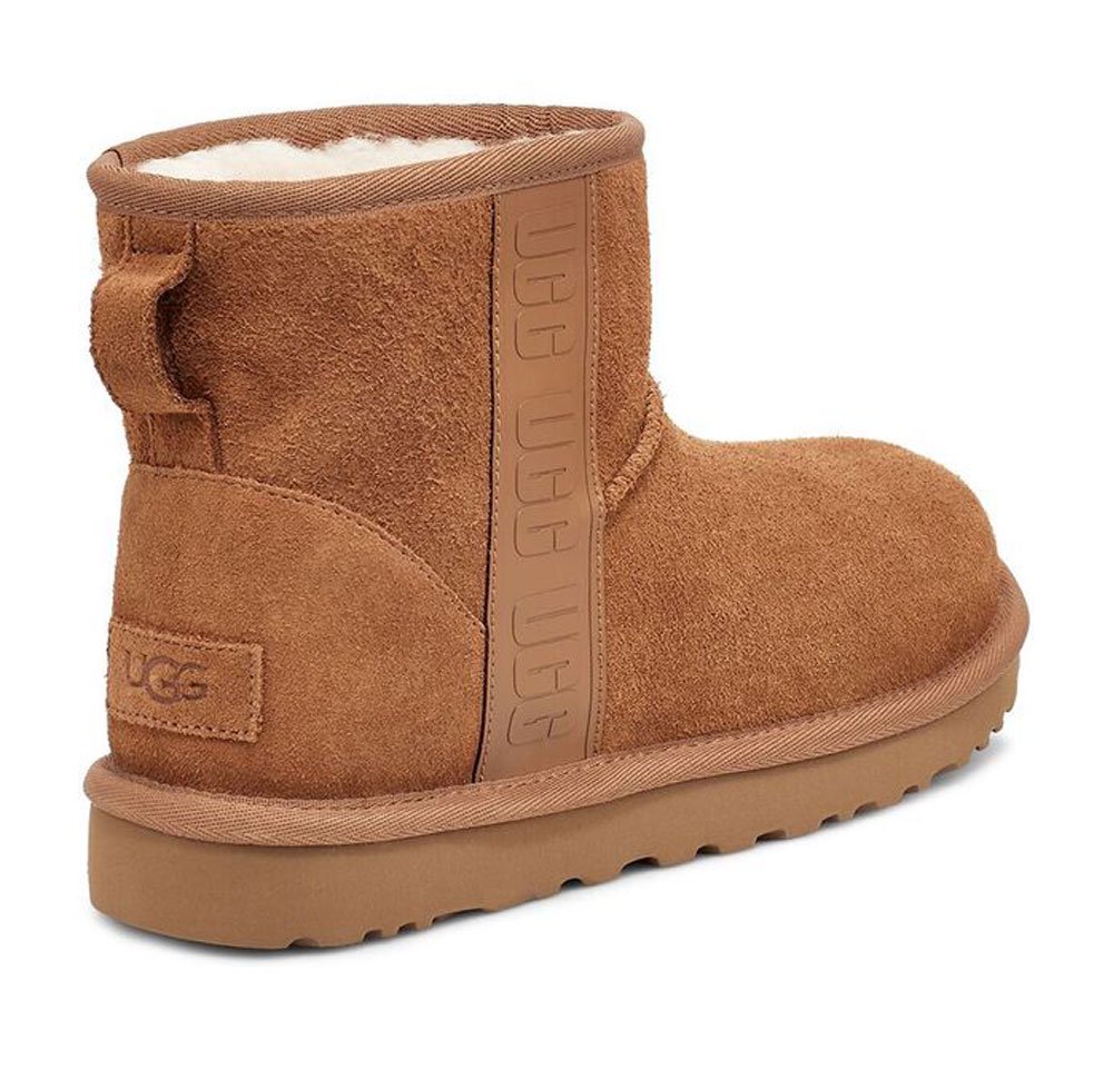 新品 UGG アグ クラシックミニ サイドロゴⅡ チェスナット 23.0 - ブーツ