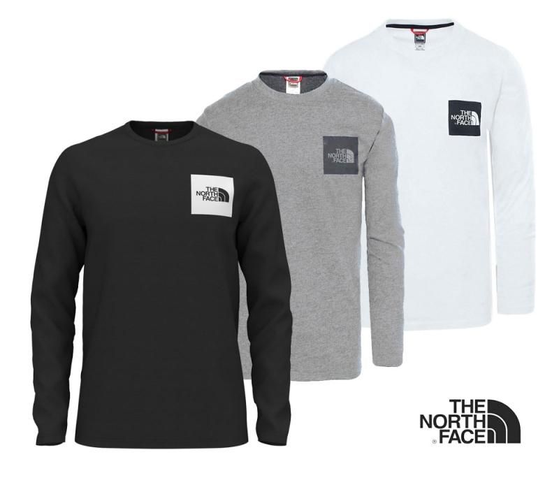 ノースフェイス The North Face メンズtシャツ ロングtシャツ ロゴプリント 長袖クルーネック Nf0a37ft L S Fine Tee