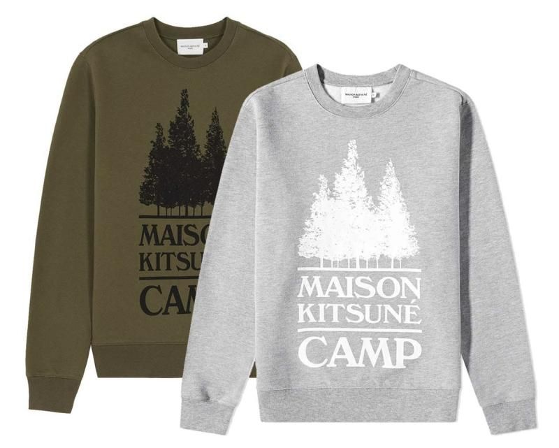 MAISON KITSUNE CAMP  スウェット