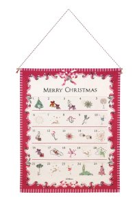 【2022年クリスマス限定】キャスキッドソン（Cath Kidston）アドベントカレンダー クリスマス 壁掛けインテリア Christmas Fabric Advent Calendar