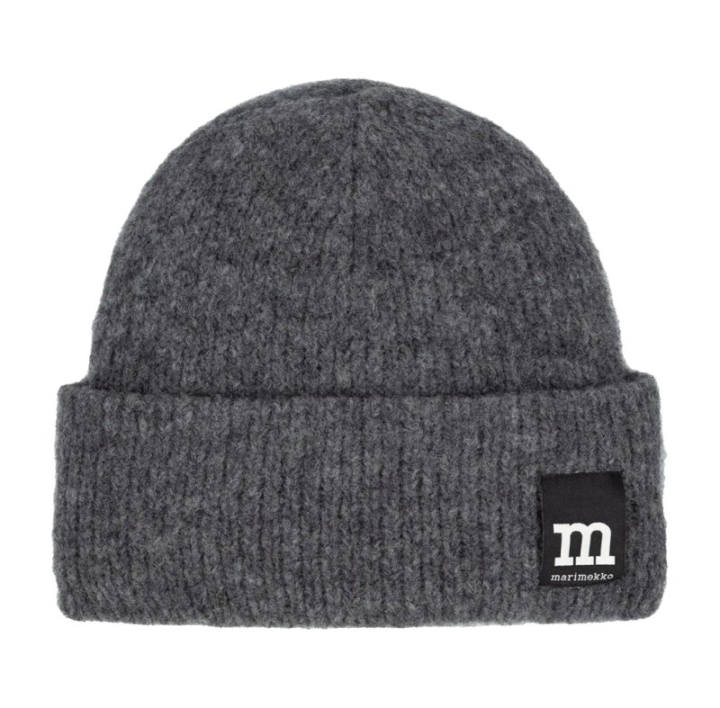 マリメッコ（marimekko）ニットキャップ ニット帽 ウールアルパカ Lovise Solid knitted hat 帽子 091454