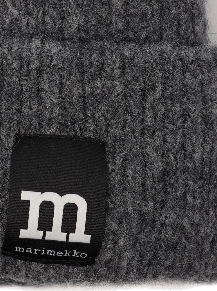 marimekko グレー ニット帽 marimekko(マリメッコ) ニット