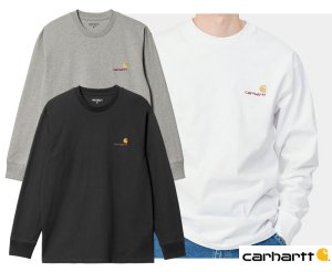 ϡ(Carhartt WIP)Ĺµԥ T ꥫ󥹥ץ ˥ååȥ  롼ͥå L/S American Script T-Shirt I029955<img class='new_mark_img2' src='https://img.shop-pro.jp/img/new/icons16.gif' style='border:none;display:inline;margin:0px;padding:0px;width:auto;' />