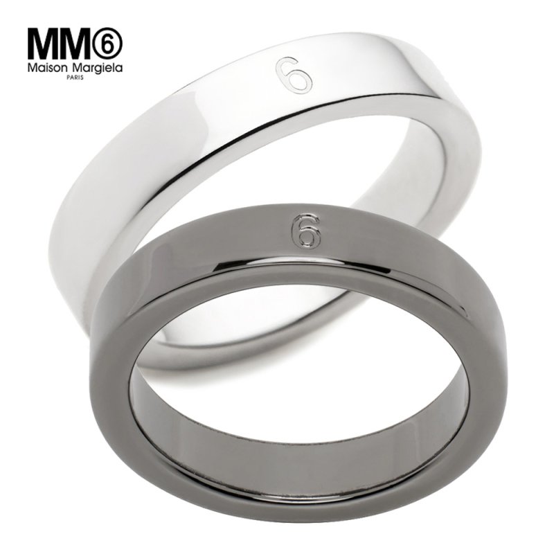 マルジェラ slim ring 指輪 ロゴ スリム リング sizeS-