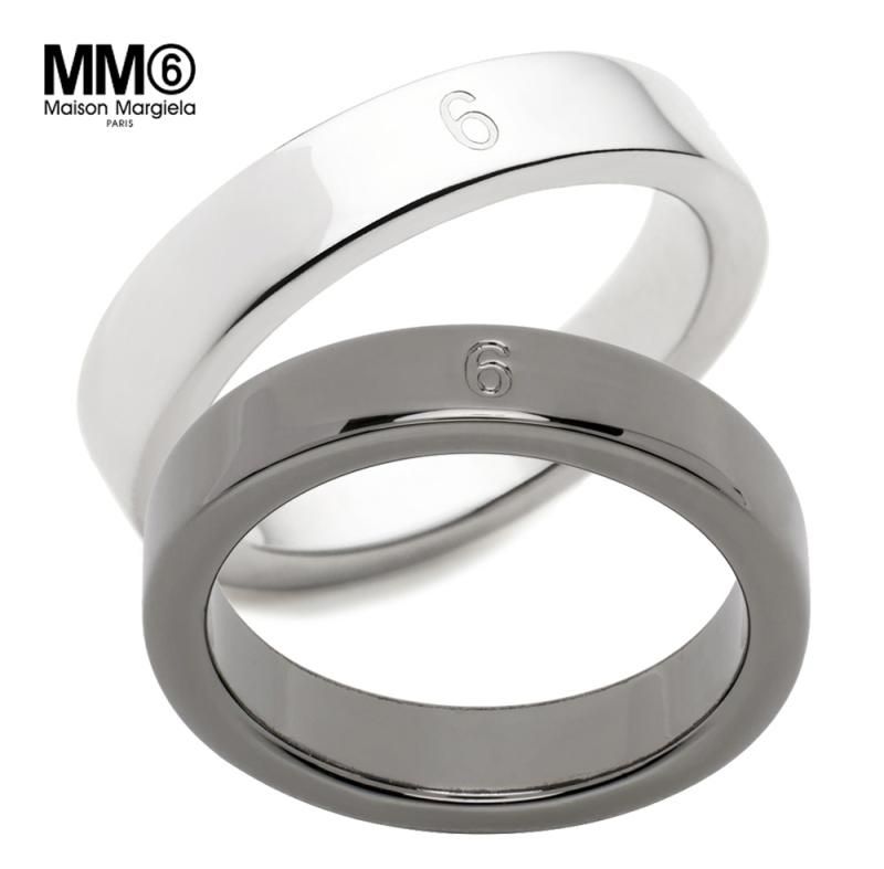 マルジェラ slim ring 指輪 ロゴ スリム リング sizeS | www