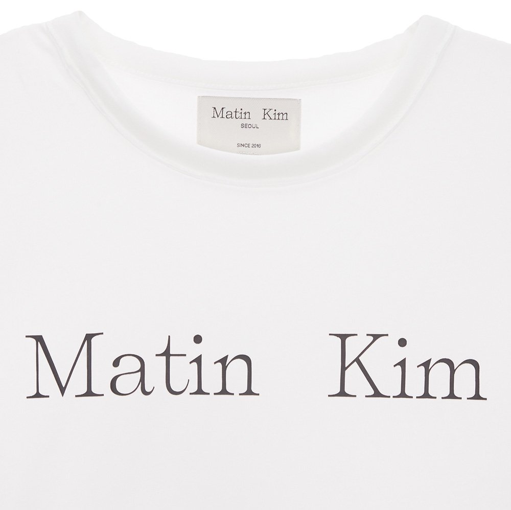 Matin Kim(マーティンキム) Tシャツ ロゴプリント レディース