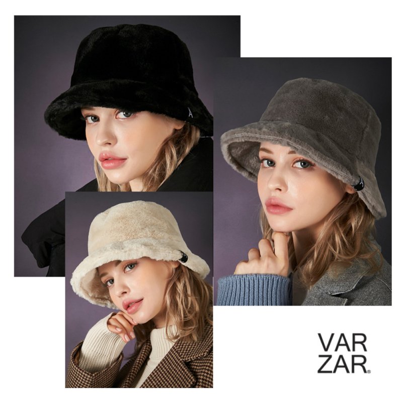 VARZAR バザール バケットハット ブラック - 帽子