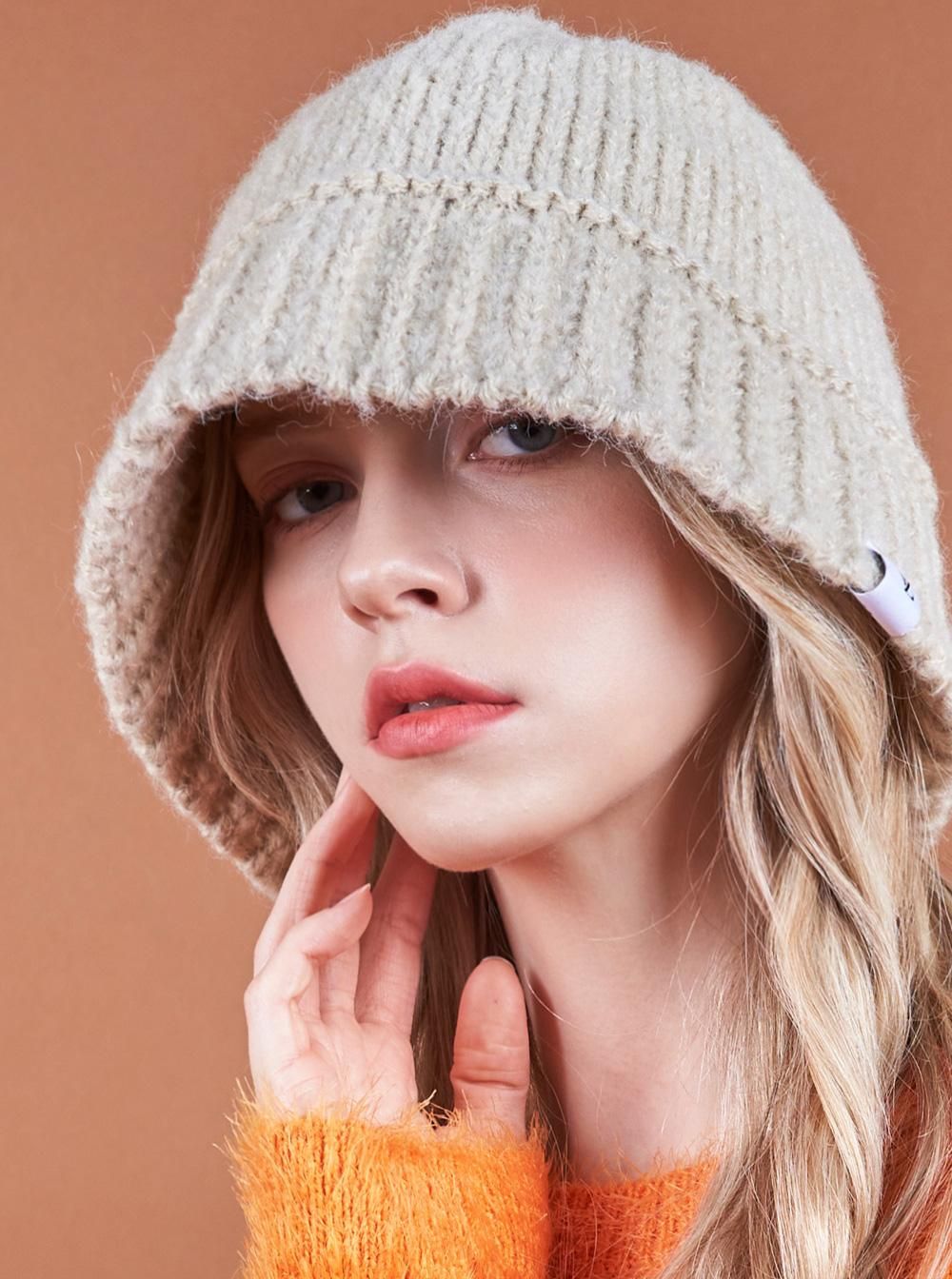 Y.A.R.N. ニット 帽子 ハット 正規販売店】VARZAR バザール ニット バケットハット ウール帽子