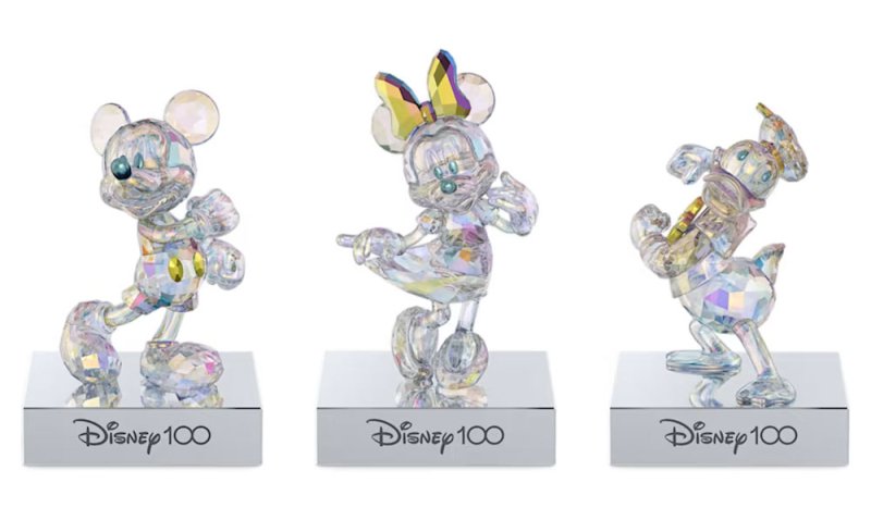 とコメントください♪スワロフスキー　Disney ディズニー100周年　ミニーマウス　フィギュア