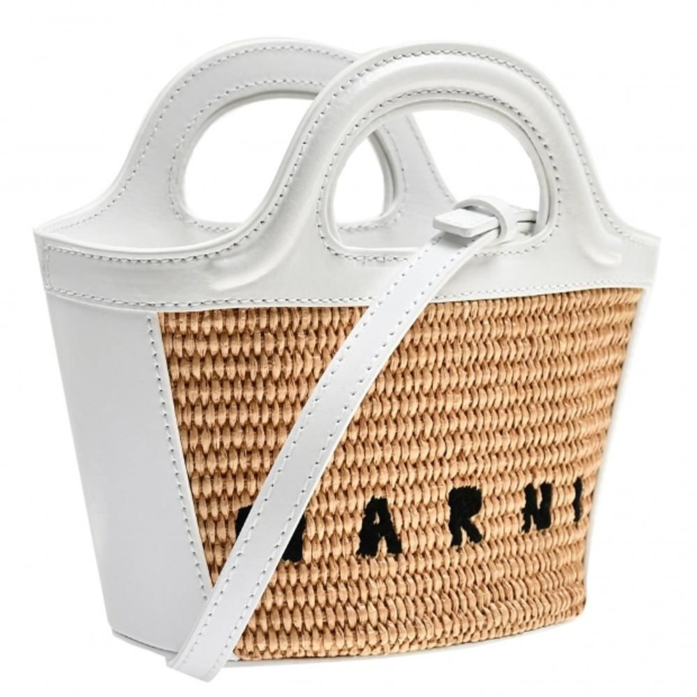マルニ(MARNI)かごバッグ バスケット マイクロサイズ ラフィア