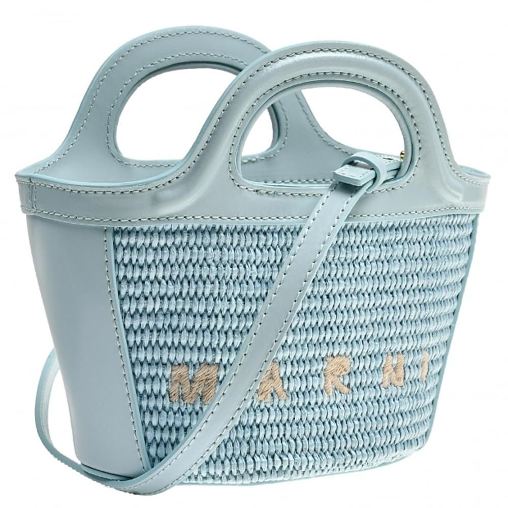 ♥️未使用♥️【MARNI】ホワイト スモールマイクロカゴバッグ ショルダー MARNI マルニ スモールマイクロカゴバッグ ショルダーバッグ