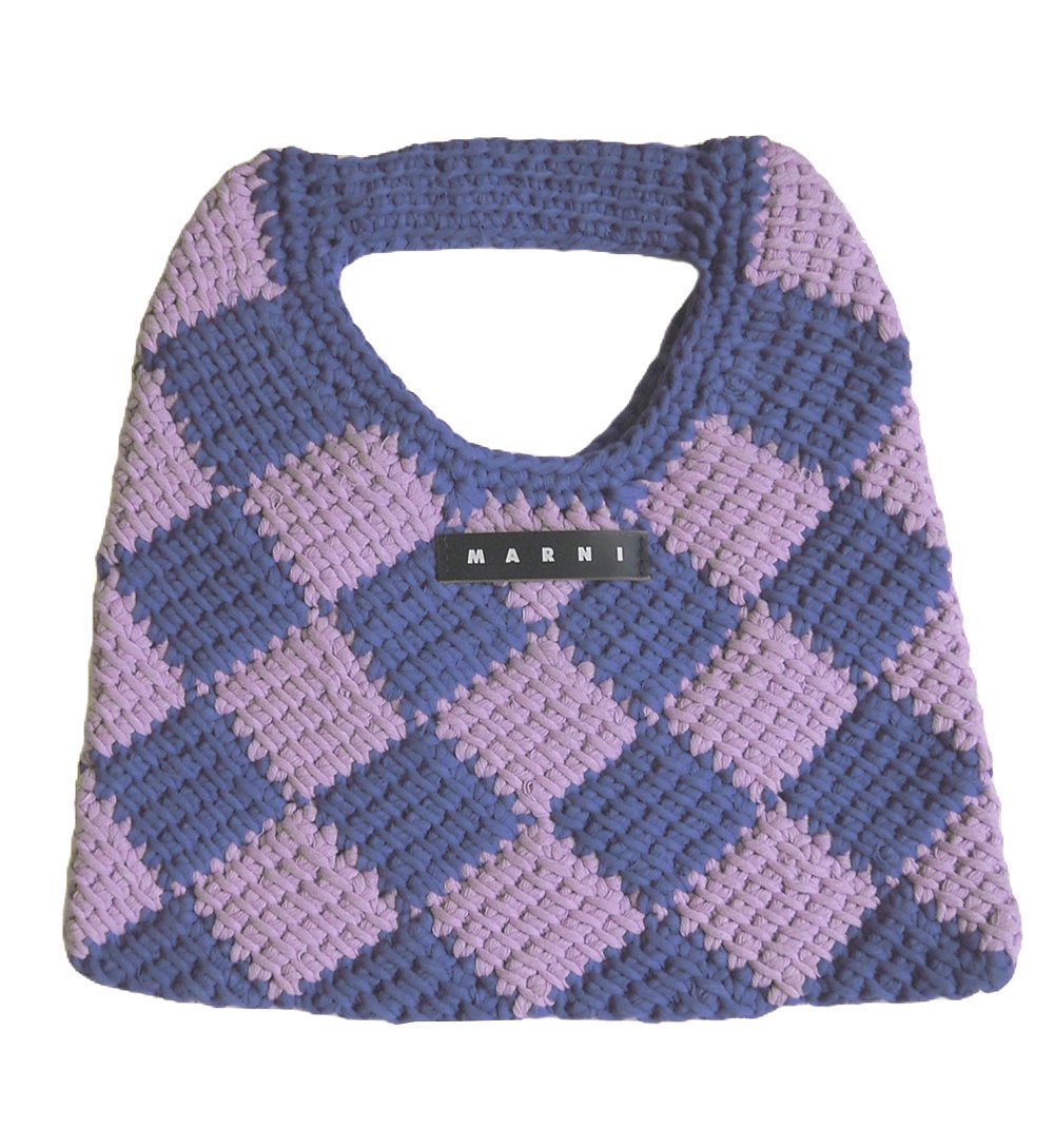 マルニ(MARNI) ニットバッグ かぎ針編みクロシェバッグ ダイヤモンドクロシェ ハンドバッグ MARNI KIDS DIAMOND CROCHET  M00995 M00RP キッズ レディース