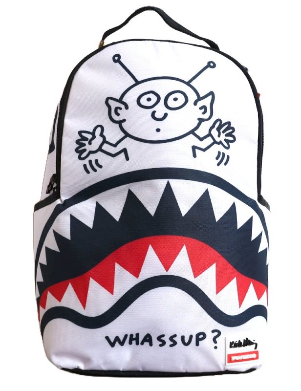 正規販売店】スプレーグラウンド Sprayground キースへリング コラボ エイリアン リュックサック KEITH HARING WASSUP  ALIEN BACKPACK バックパック スプレイグラウンド