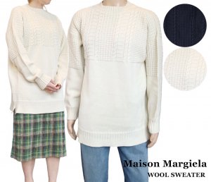 Maison Margiela ᥾ޥ른 ˥åȥ   롼ͥå ˥å ȥåץ  ܥ꡼ ۥ磻 ͥӡ S30GP0336 S17911<img class='new_mark_img2' src='https://img.shop-pro.jp/img/new/icons5.gif' style='border:none;display:inline;margin:0px;padding:0px;width:auto;' />