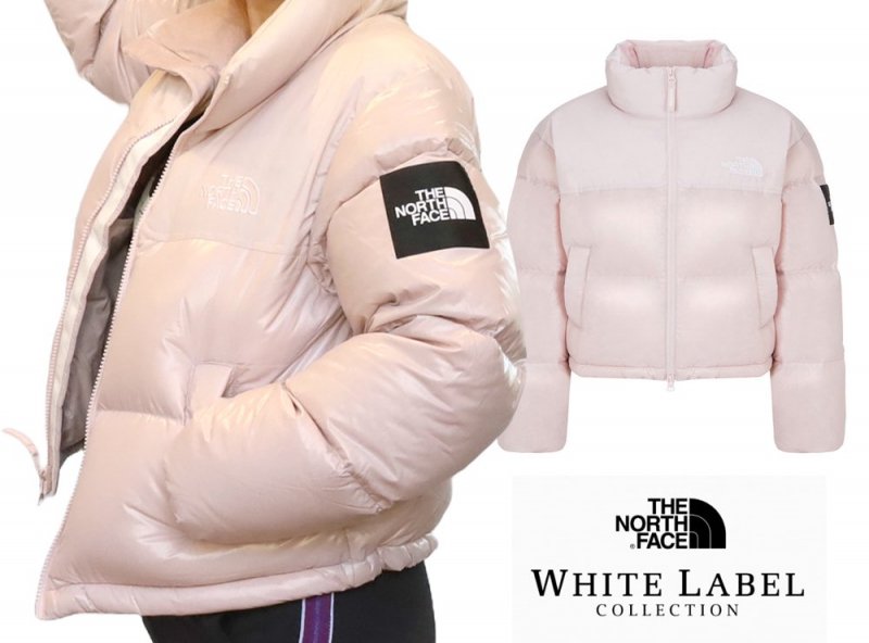 ザ ノースフェイス 韓国 THE NORTH FACE WHITE LABEL ダウンジャケット ライトピンク ヌプシ ダウン アウター レディース  W'S NOVELTY NUPTSE RDS DOWN JACKET LIGHT_PINK NJ1DQ85L