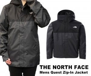 THE NORTH FACE  Ρե   Mens Quest Zip-In Jacket ɿ奸㥱å ѡ ɥ֥졼 ɿ  NF0A3YFM<img class='new_mark_img2' src='https://img.shop-pro.jp/img/new/icons16.gif' style='border:none;display:inline;margin:0px;padding:0px;width:auto;' />