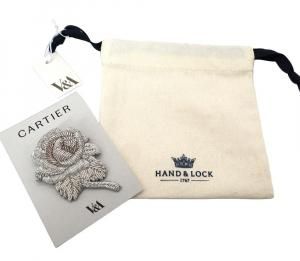 ƥŸ  ɤ夦֥ CARTIER  ե륰å Ÿ ɥV&Aʪ Ѵ Cartier Rose embroidered brooch<img class='new_mark_img2' src='https://img.shop-pro.jp/img/new/icons5.gif' style='border:none;display:inline;margin:0px;padding:0px;width:auto;' />