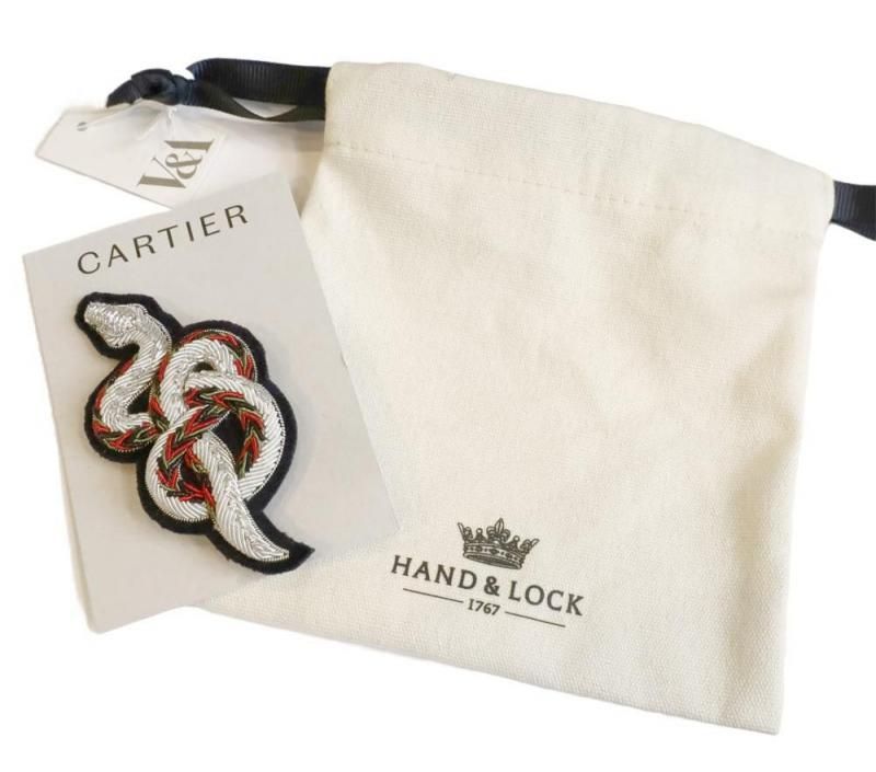 カルティエ展 スネーク 蛇 刺しゅうブローチ CARTIER 限定 公式