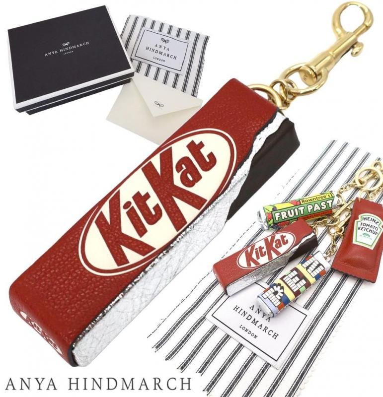 アニヤハインドマーチ キットカットKit Katチャーム ANYA HINDMARCH アニヤハインドマーチ 「Kit Kat」 チャーム