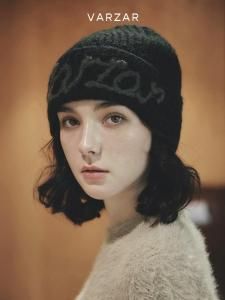 ŹVARZAR Х ˥åȥå ˹ ӡˡ ˥å˹ ɤ夦 ڹ֥ HAT ߥǥ Handle Logo Beanie Black 1414