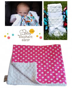 Baby Elephant Ears（ベビーエレファントイアーズ) ベビー＆キッズブランケット/ピンクドット/リバーシブルタイプ/XLblanket<img class='new_mark_img2' src='https://img.shop-pro.jp/img/new/icons16.gif' style='border:none;display:inline;margin:0px;padding:0px;width:auto;' />