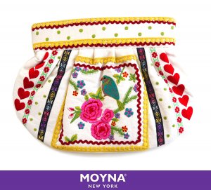 moyna モイナ タッセル 刺繍 クラッチバッグ 人気