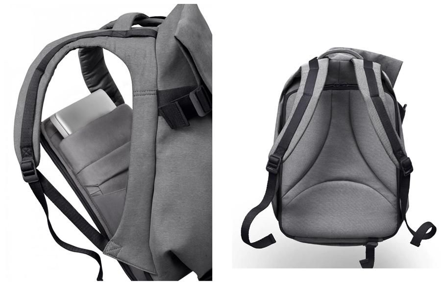 コートエシエル(Cote&Ciel)イザールリュックサック/PCバックパック/Isar Rucksack Black Melange/コートアンドシエル(ダークグレー)