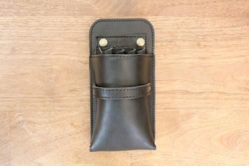 ☆特別価格☆　オールブラック　９丁差し　本革シザーケース　SCY-243/CKA ☆特別価格☆ オールブラック 9丁差し 本革シザーケース SCY-243/CKA