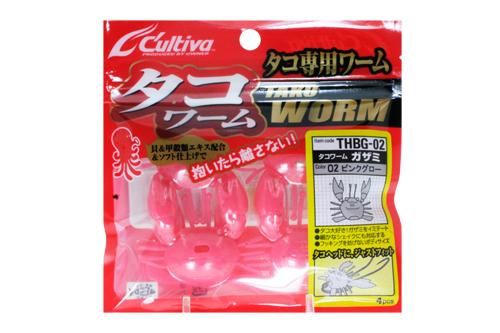 カルティバ タコワームガザミ 02ピンクグロー ルアー専門店プロショップカサハラ カルティバ タコワームガザミ 02ピンクグロー ルアー専門店プロショップカサハラ