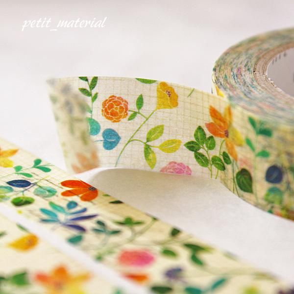 mt ex 水彩花柄 * マスキングテープ - プチ・マテリアル 可愛い梱包
