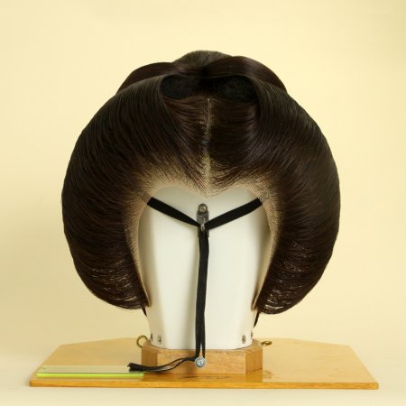 銀座岡米 日本髪 かつら 前割れ 中大サイズ 日本舞踊 大衆演劇 小道具ご購入お願い申し上げます