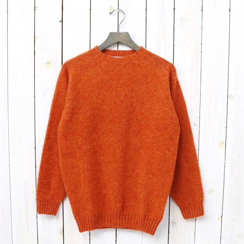 John TullochSEAM FREE HEAVY BRUSH CREW NECK SADDLE SHOULDER P/O(IRON RUST)