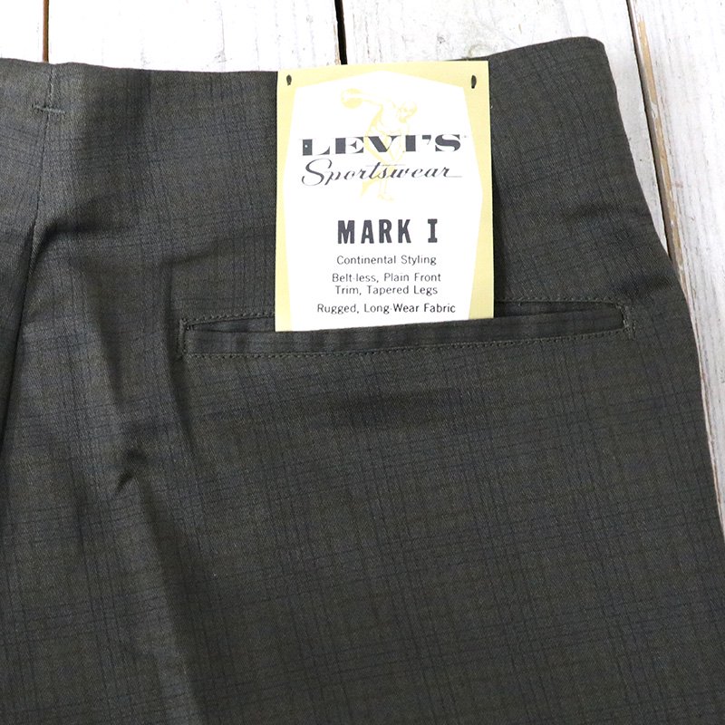 DEAD STOCK VINTAGE LEVI’S Sportswear (デッドストック ヴィンテージ リーバイス  スポーツウエア)『Tappered/McQueen Pants』(CHECK) - REGGIE ショップ 通販