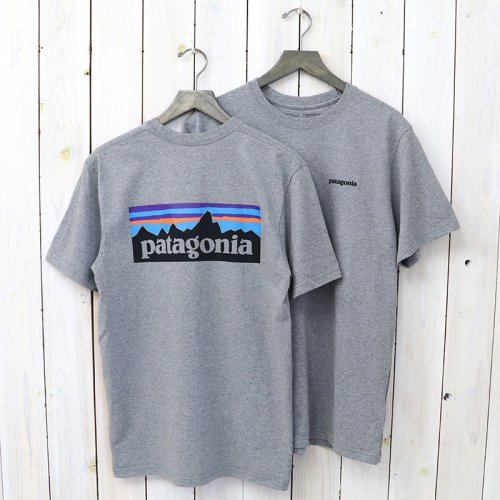 patagoniaMs P-6 Logo Responsibili Tee(Gravel Heather)