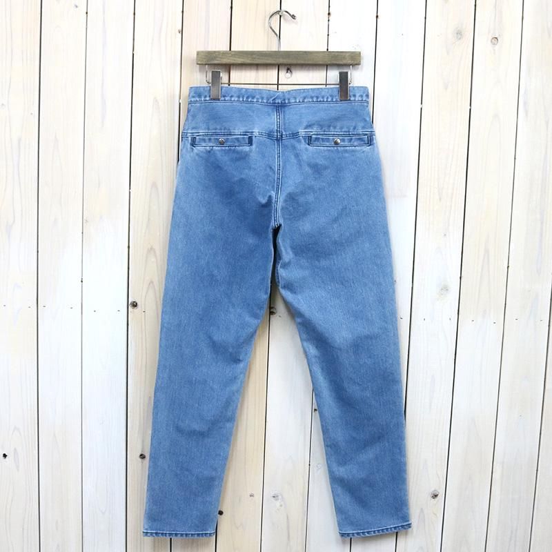 webbing belt denim pants