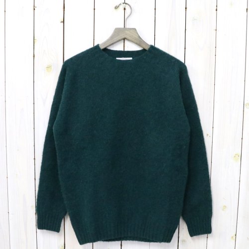 John TullochSEAM FREE HEAVY BRUSH CREW NECK SADDLE SHOULDER P/O(FOREST)