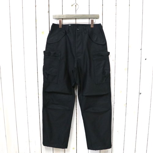 SASSAFRASOVERGROWN PANTS(BACK SATIN)(BLACK)