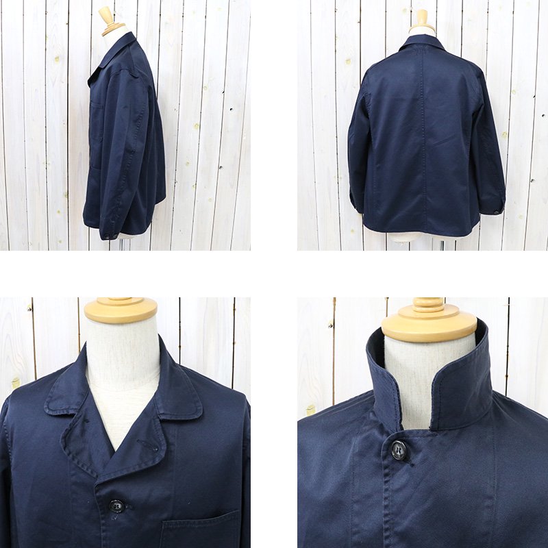 SASSAFRAS (ササフラス)『SPRAYER JACKET(GIZA COTTON WEST POINT)』(NAVY) - REGGIE  ショップ 通販