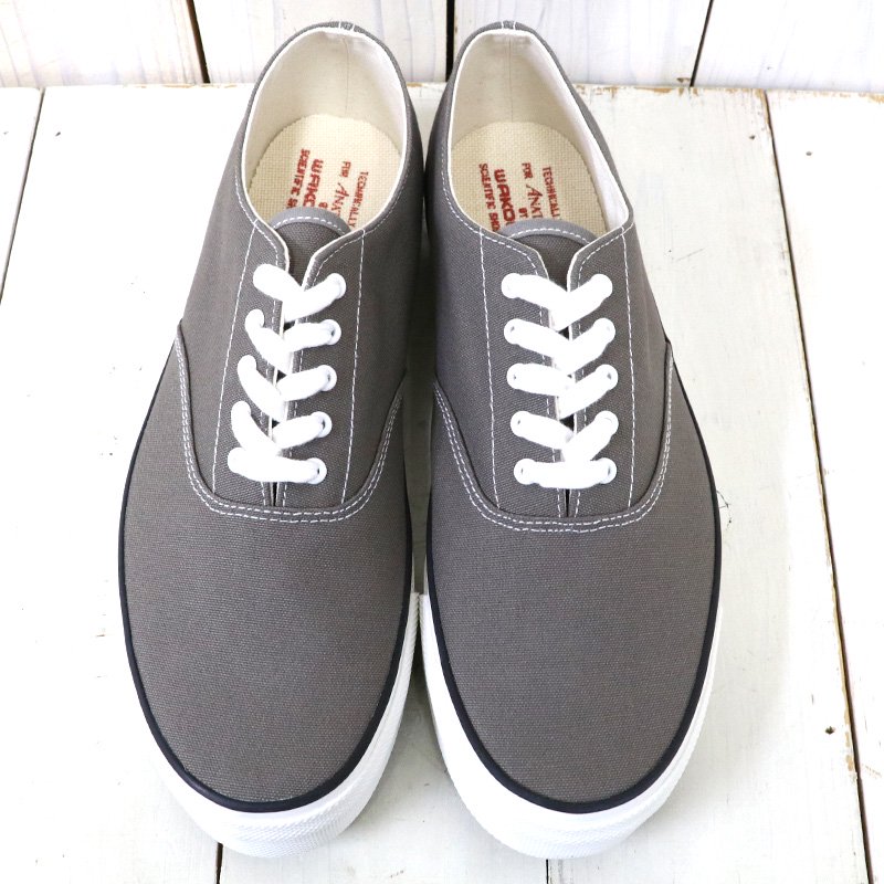 ANATOMICA (アナトミカ)『WAKOUWA DECK SHOES LOW WHITE SOLE』(GRAY