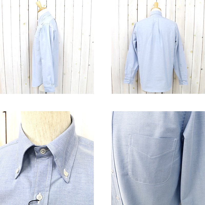 Brooks Brothers (ブルックスブラザーズ)『スーピマコットン オックスフォード ポロボタンダウンシャツ-Regent  Fit』(Solid Blue) - REGGIE ショップ 通販