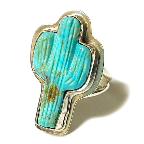 Indian JewelryNavajo Rita Dawes Cactus Ring