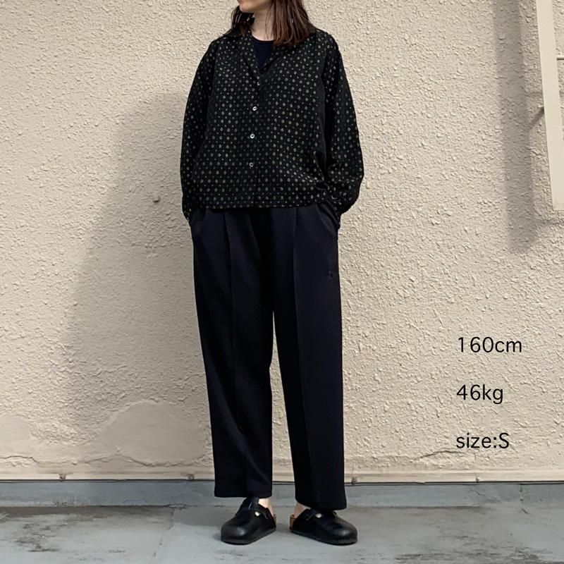 新品Needles Tucked W.U. Pant PE/PU Jersey