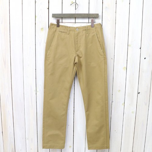 orSlowSLIM FIT ARMY TROUSER(KHAKI)