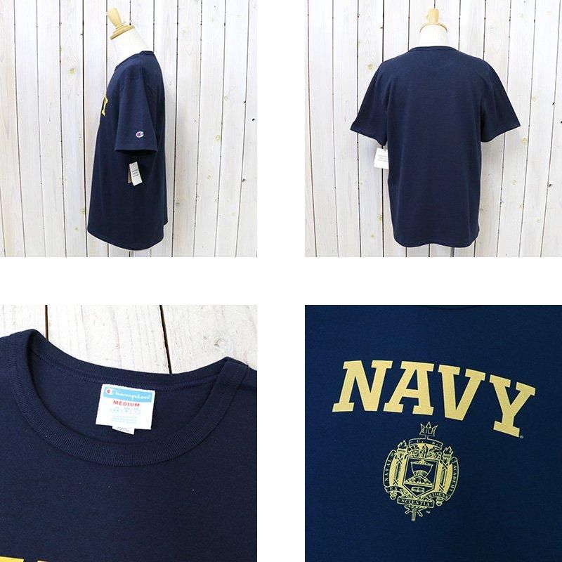 大割引 Champion チャンピオン USNA ISSUE CHAMPION T-SHIRT NAVY beacondinernj.com